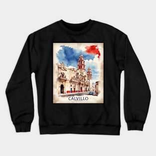 Calvillo Aguascalientes Mexico Vintage Tourism Travel Crewneck Sweatshirt